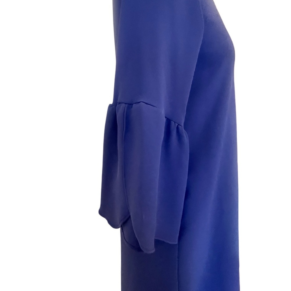 Anthropologie EVERLY Purple Wide Bell Sleeve SHIFT DRESS 100% Polyester Small - Picture 3 of 5